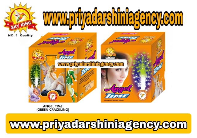 Product image of ANGEL TIME (GREEN WITH CRACKLING)